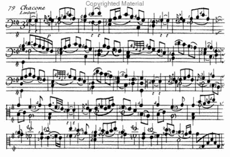 Second book for viola da gamba with continuo, Continuo basses of the second book for viola da gamba