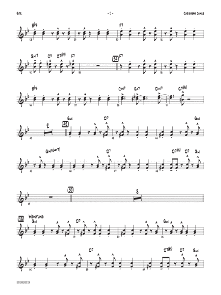 Caribbean Dance: Guitar by Victor Lopez - Jazz Ensemble