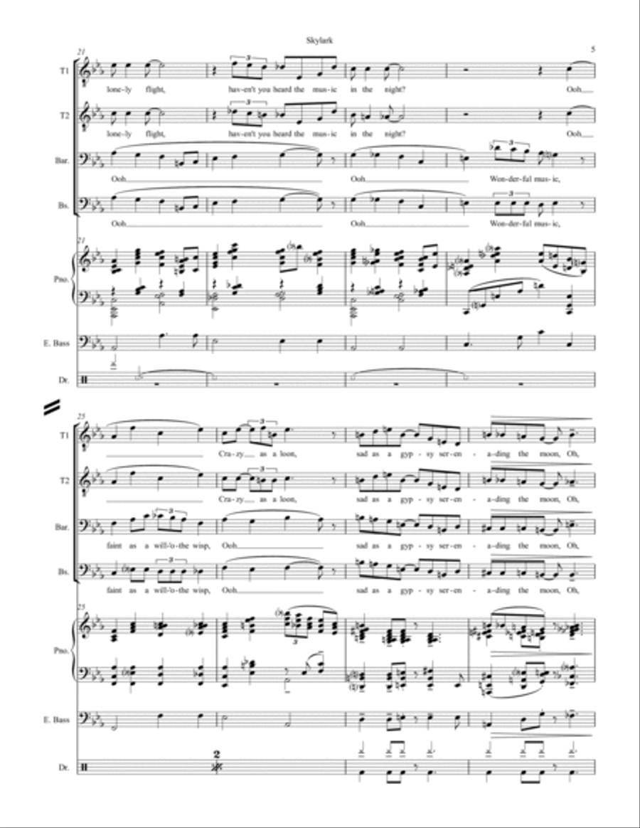Skylark Small Ensemble scores gallery preview page 5