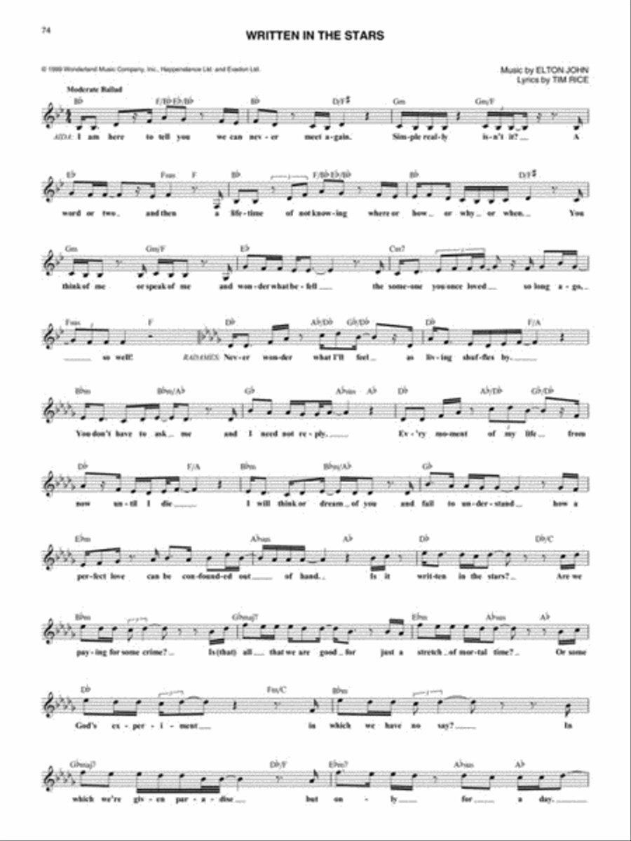 The New Broadway Fake Book Voice scores gallery preview page 15