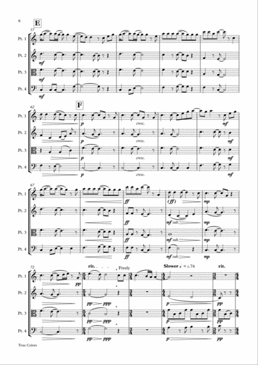 True Colors Small Ensemble scores gallery preview page 6