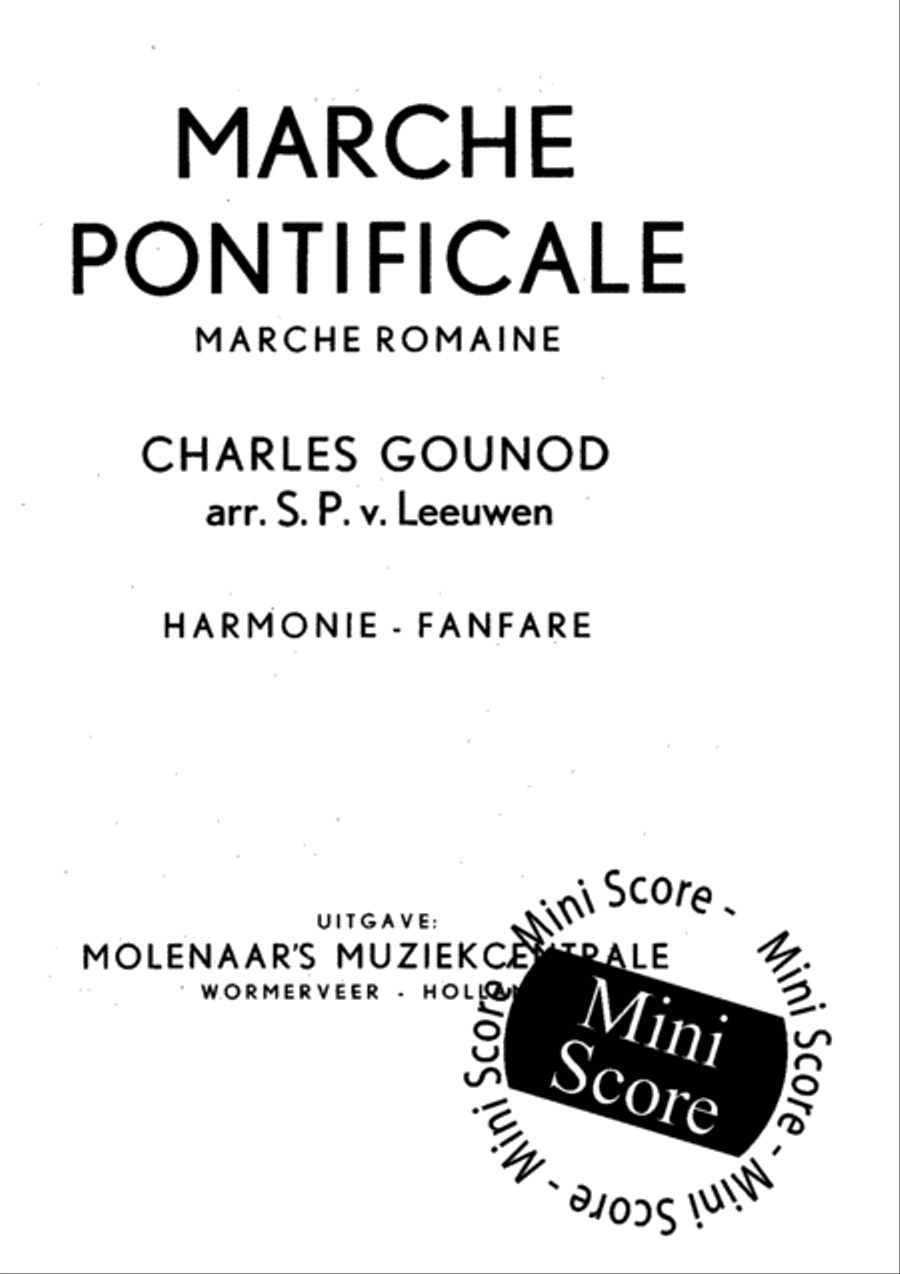 Marche Pontificale Concert Band scores gallery preview page 3