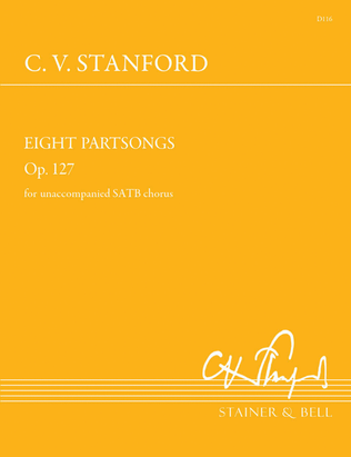 Book cover for Eight Partsongs, Op. 127