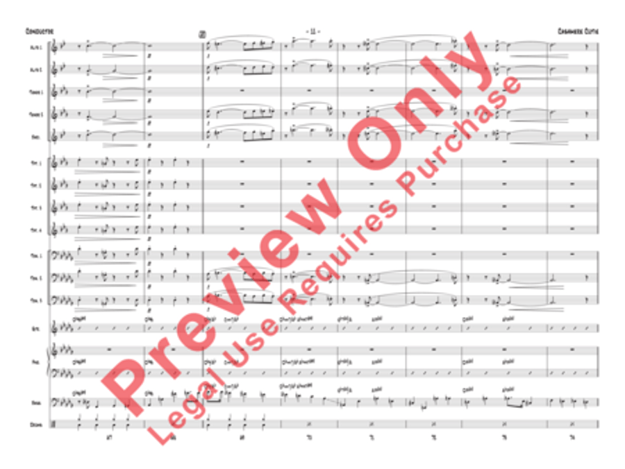 Cashmere Cutie Jazz Ensemble scores gallery preview page 12