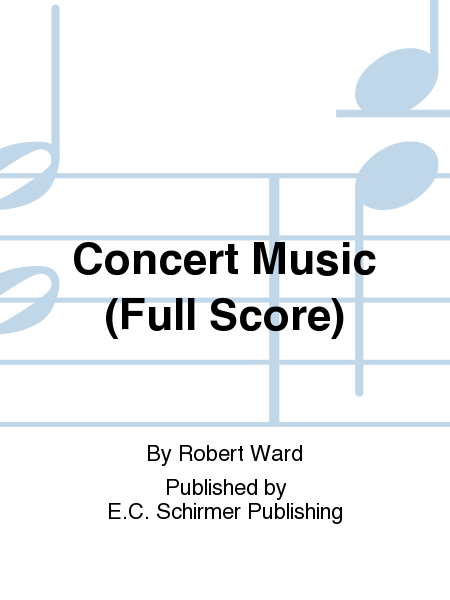 Concert Music (Additional Full Score)