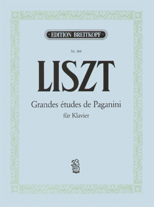 Book cover for Liszt - 6 Paganini Studies