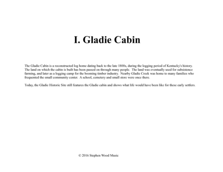 The Gladie Suite for string quartet image number null