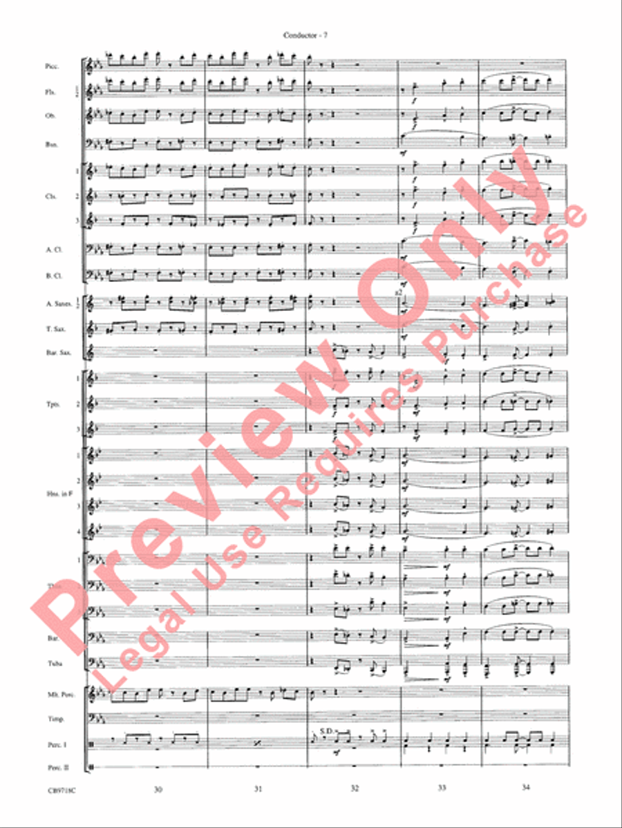 Gershwin! (Medley) Concert Band scores gallery preview page 10