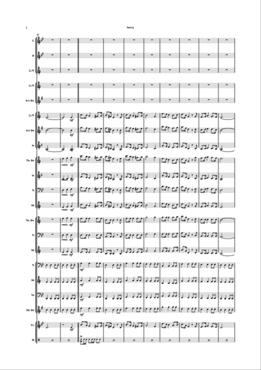 Conquest Of Paradise Conquest Of Paradise Concert Band scores gallery preview page 3