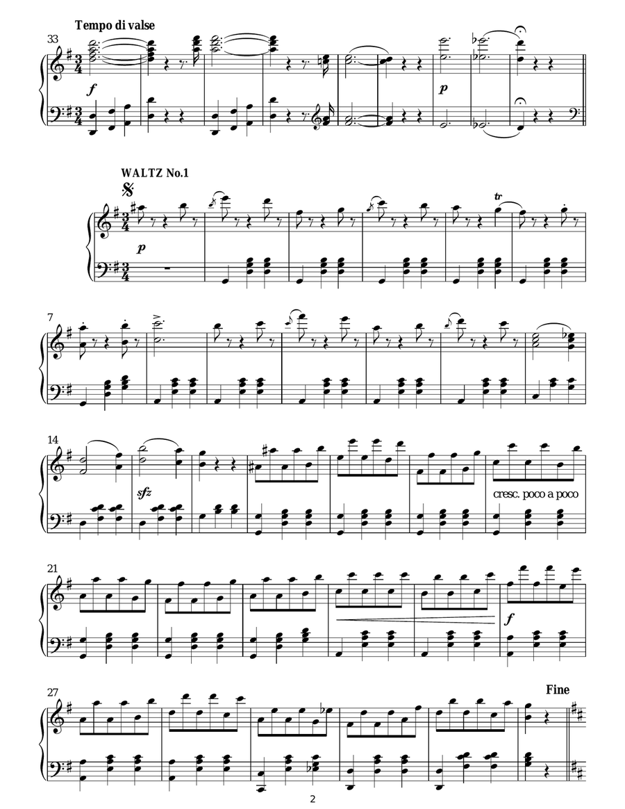 Morning Papers Piano Solo scores gallery preview page 2