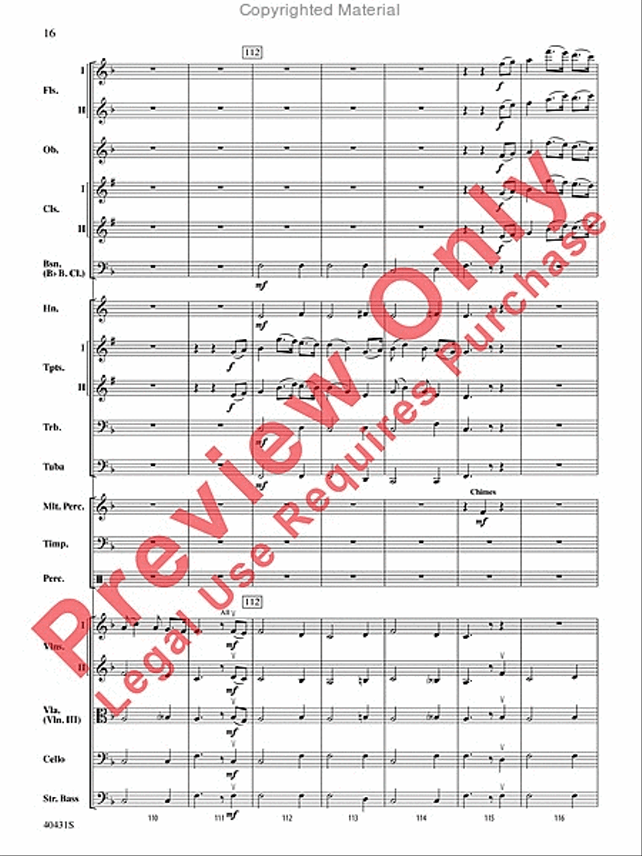 Leroy Anderson's Irish Suite, Part 2 (Themes from) Full Orchestra scores gallery preview page 17