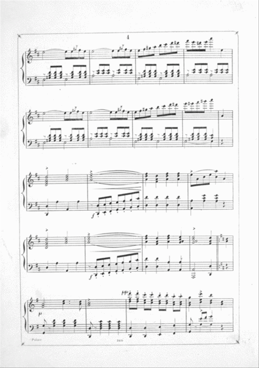 Palace March Piano Solo scores gallery preview page 3