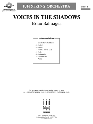 Voices in the Shadows: Score