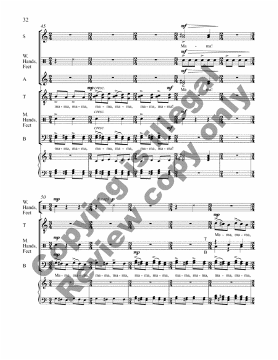 Landscapes and Silly Songs Divisi scores gallery preview page 39