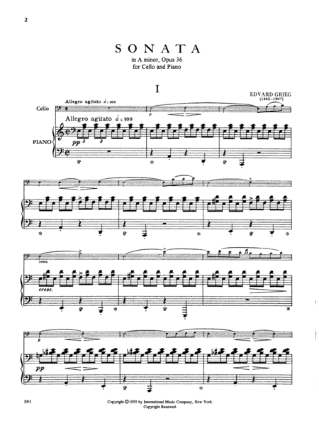 Sonata In A Minor, Opus 36