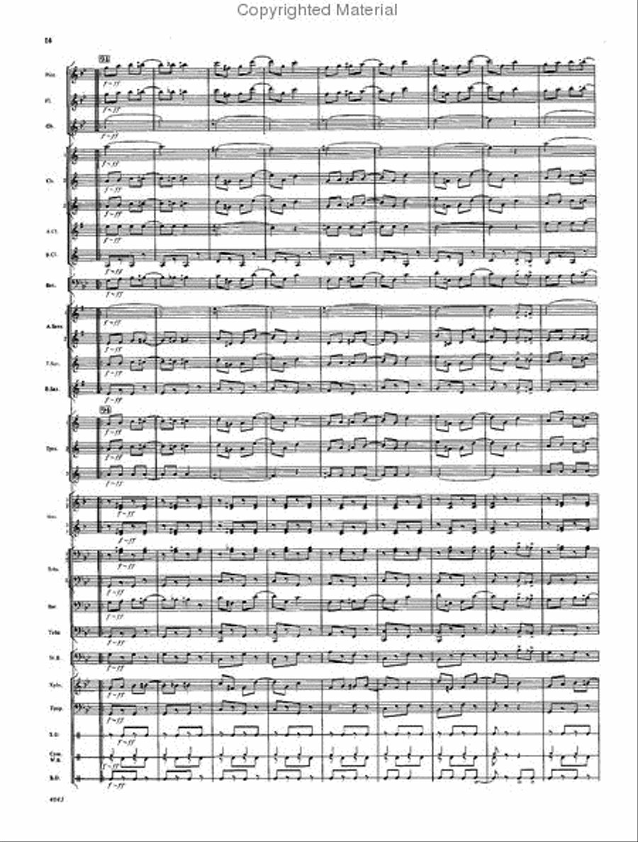 Broadway One Step Concert Band scores gallery preview page 13
