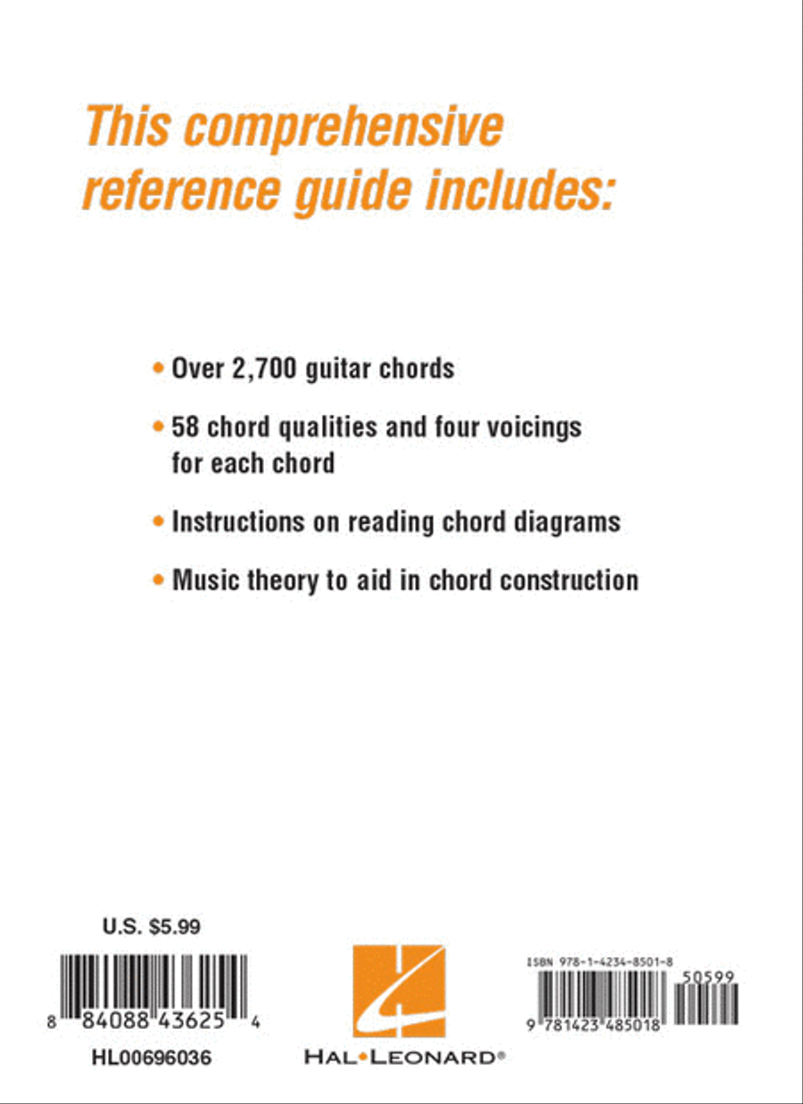 Hal Leonard Pocket Guitar Chord Dictionary