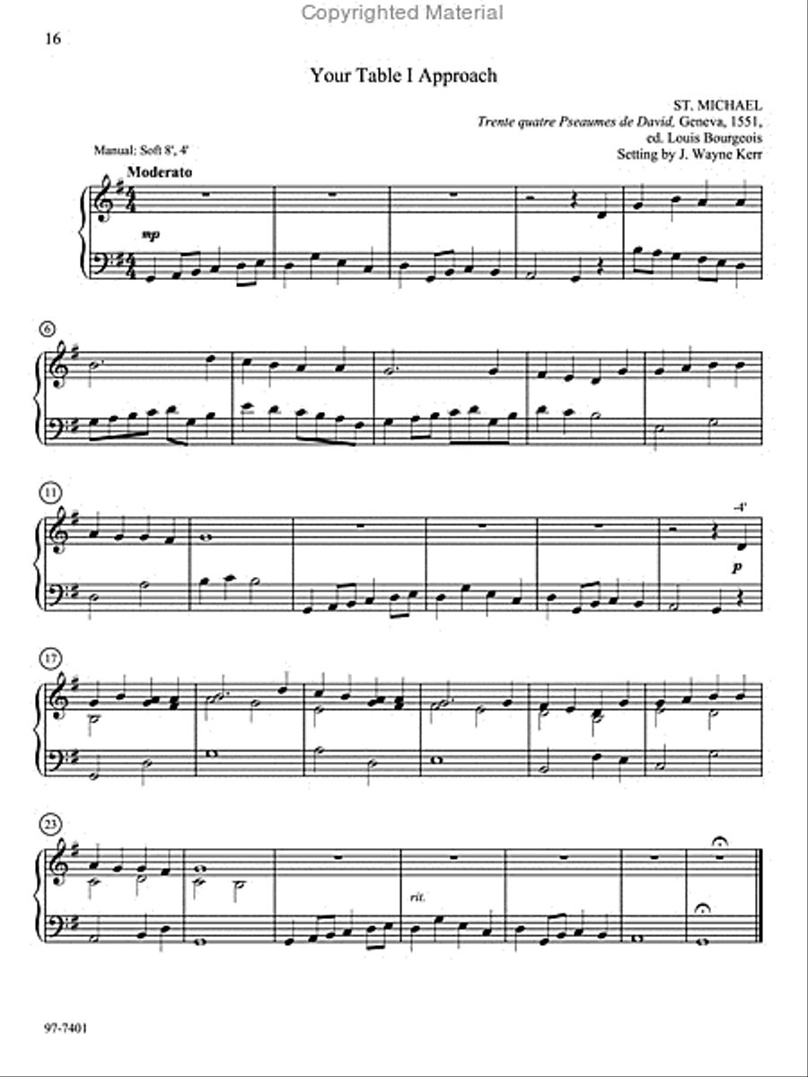 This Wondrous Mystery: Ten Preludes on Communion Hymns for Manuals Organ scores gallery preview page 14