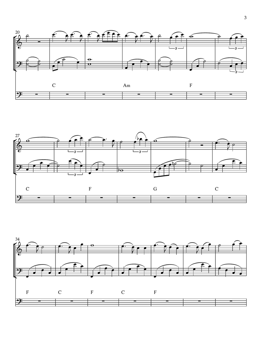 Kal Ho Naa Ho Sad Kal Ho Naa Ho Sad String Duet scores gallery preview page 4