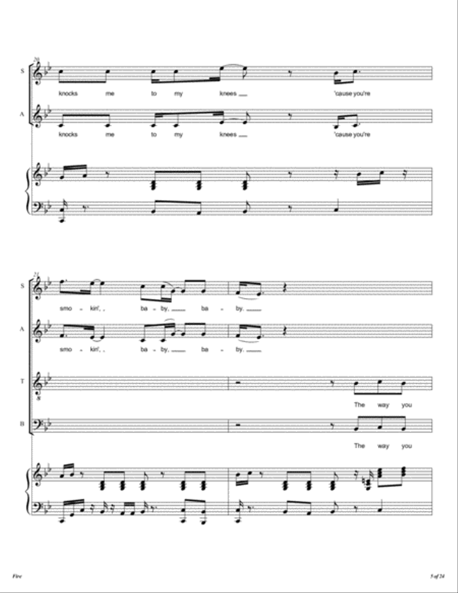 Fire 4-Part scores gallery preview page 6