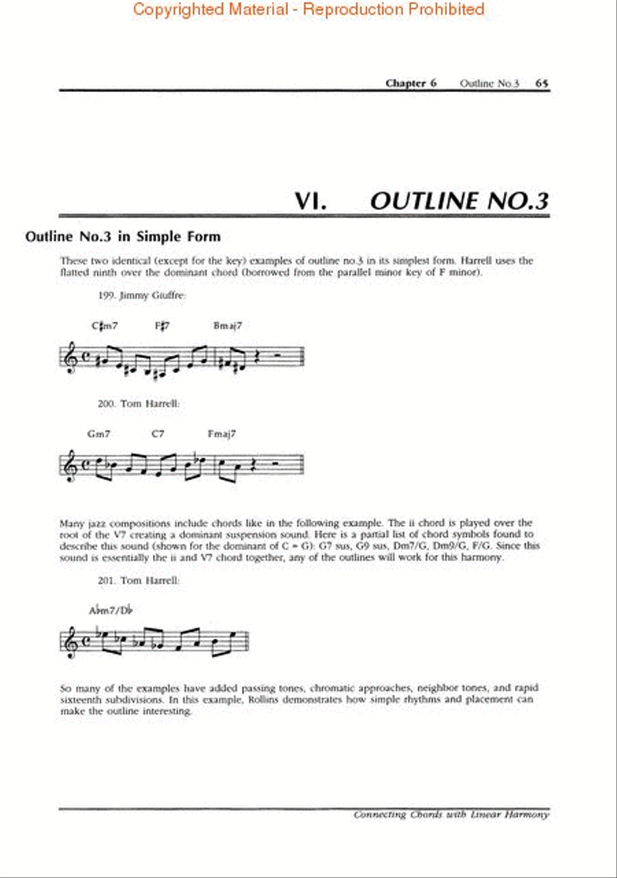 Connecting Chords with Linear Harmony