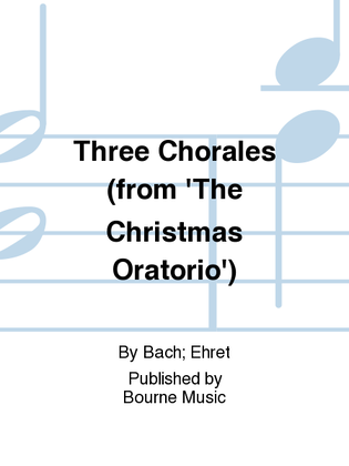 Book cover for Three Chorales (from 'The Christmas Oratorio')