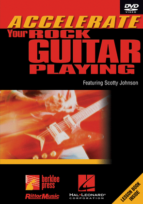 Book cover for Accelerate Your Rock Guitar Playing
