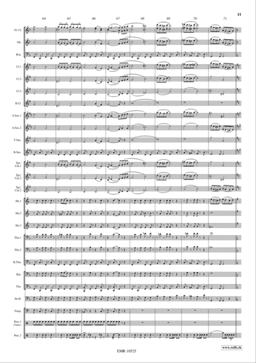 Swanee Concert Band scores gallery preview page 12