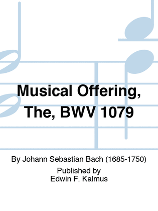 Book cover for Musical Offering, The, BWV 1079