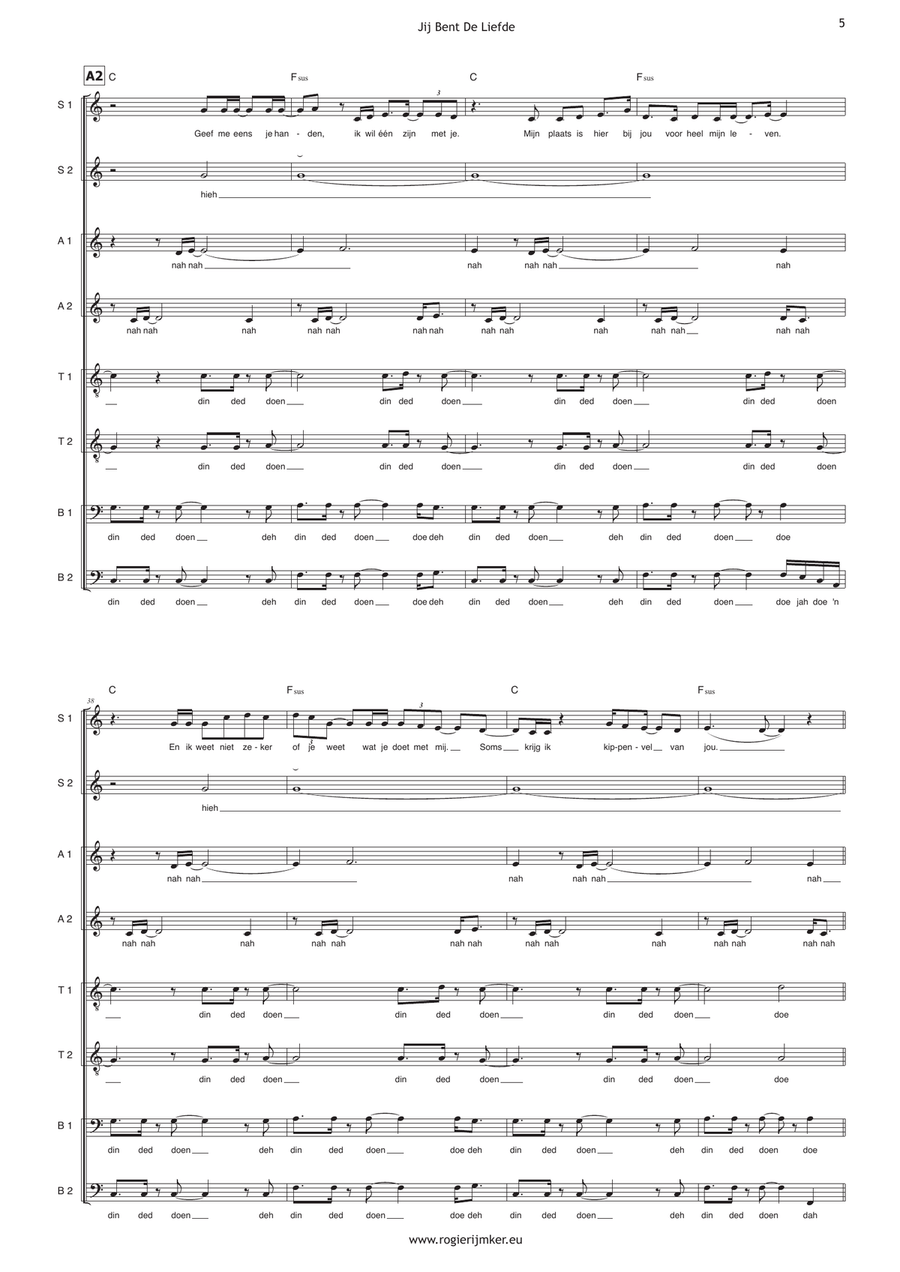 Jij Bent De Liefde Jij Bent De Liefde Divisi scores gallery preview page 5