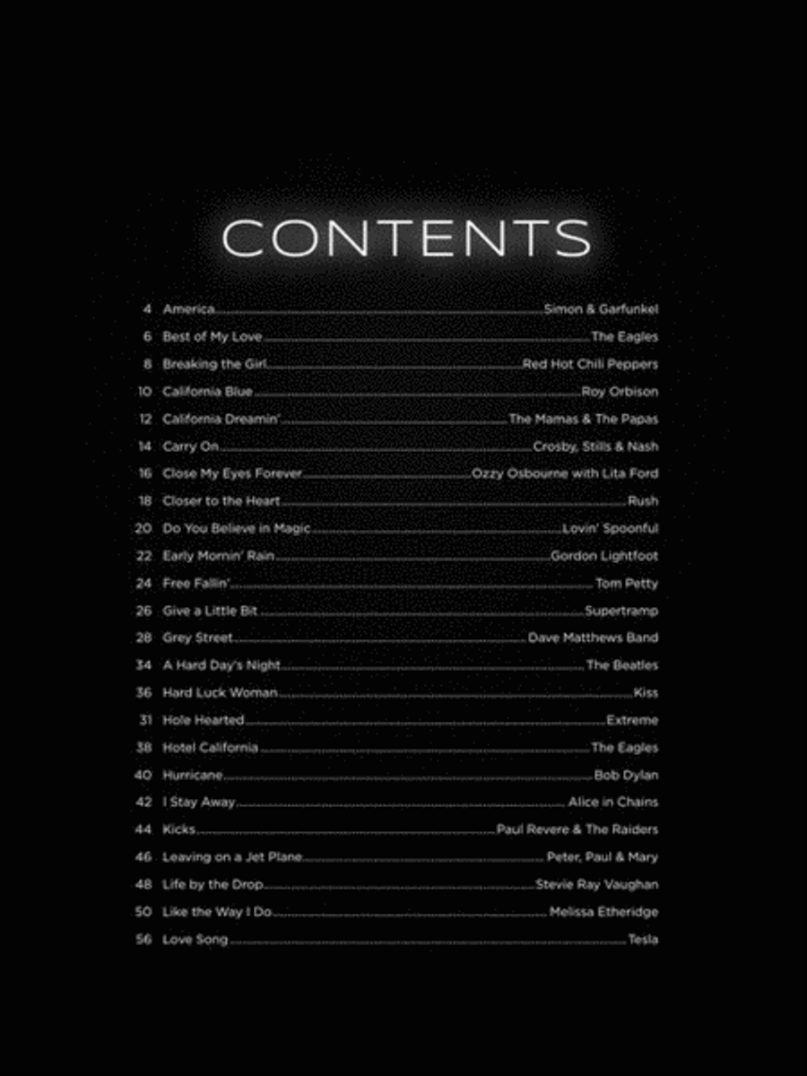 First 50 Songs You Should Play on 12-String Guitar Electric Guitar scores gallery preview page 3