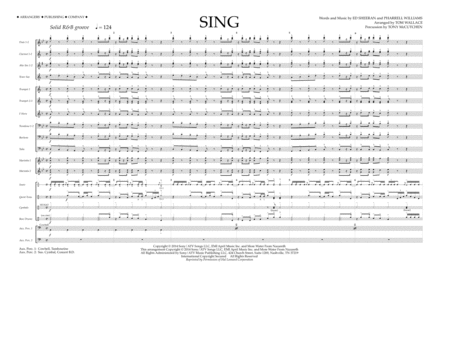 Sing - Full Score
