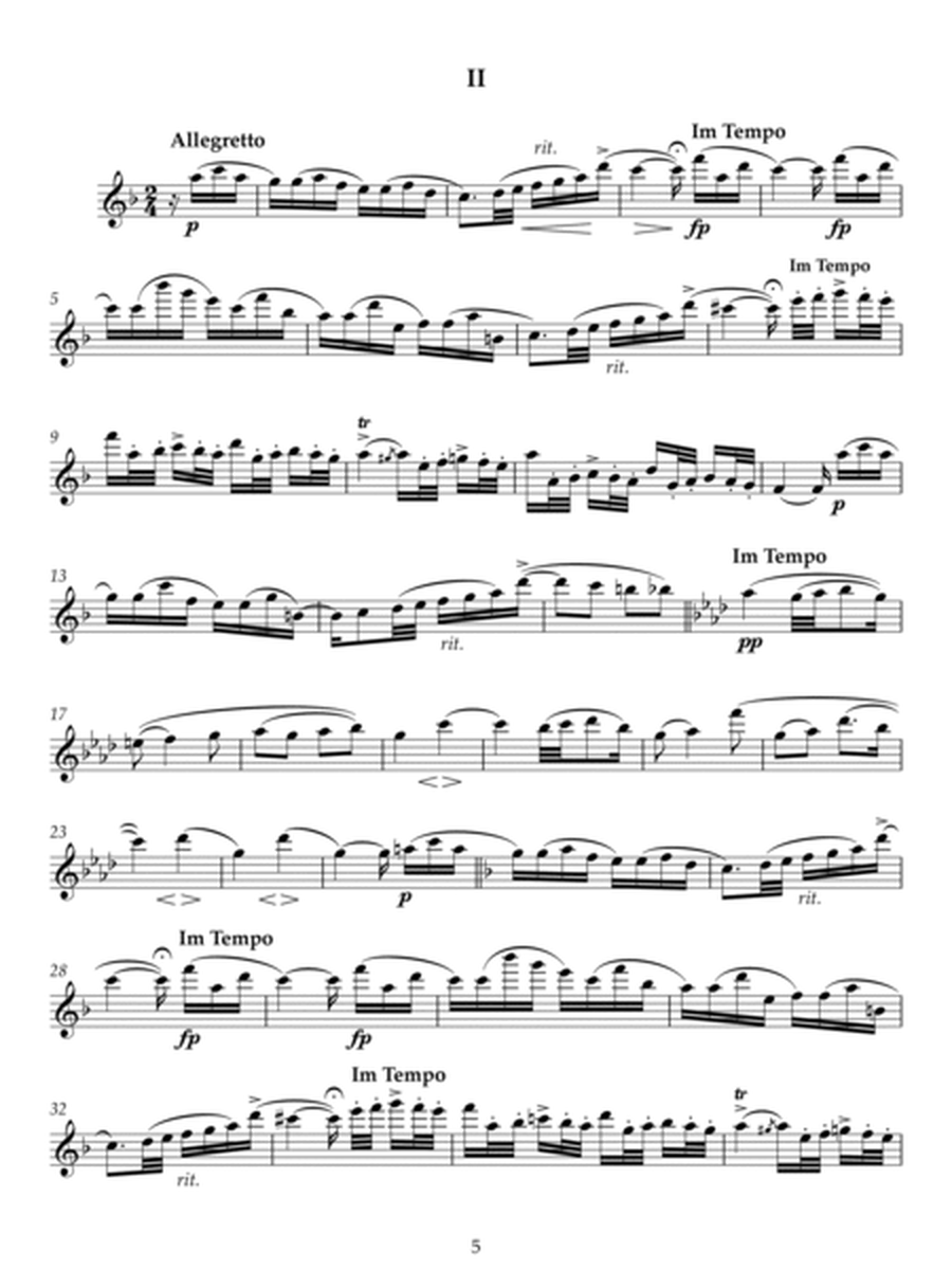 Schumann Sonata op. 105 for Flute and Piano