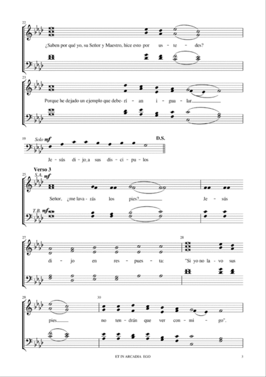 MANDATUM (Les doy un mandato nuevo) 4-Part scores gallery preview page 5