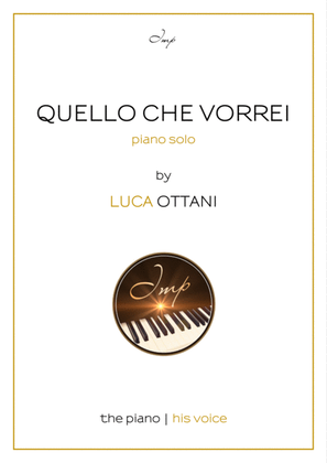 Quello che vorrei (What I Would Like) - piano solo - Luca Ottani