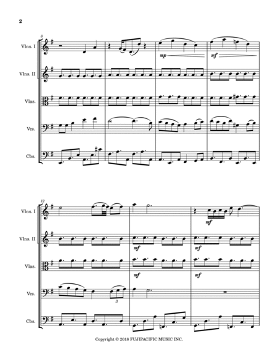 Fourside Fourside String Orchestra scores gallery preview page 2