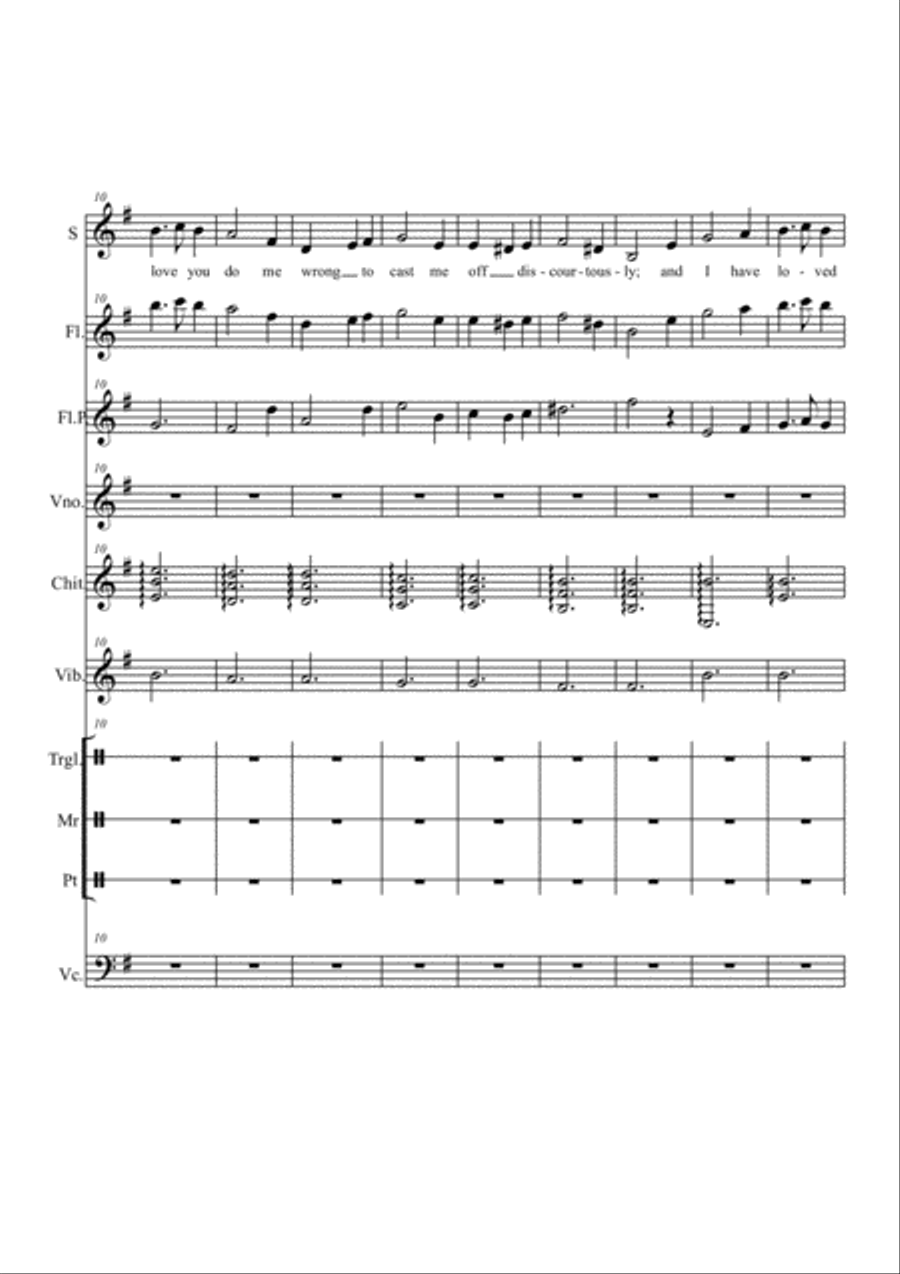 Greenleaves Greenleaves Large Ensemble scores gallery preview page 2