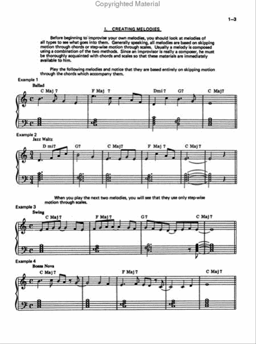 Jazz Improvisation for Keyboard Players, Book 1 Piano Method scores gallery preview page 2