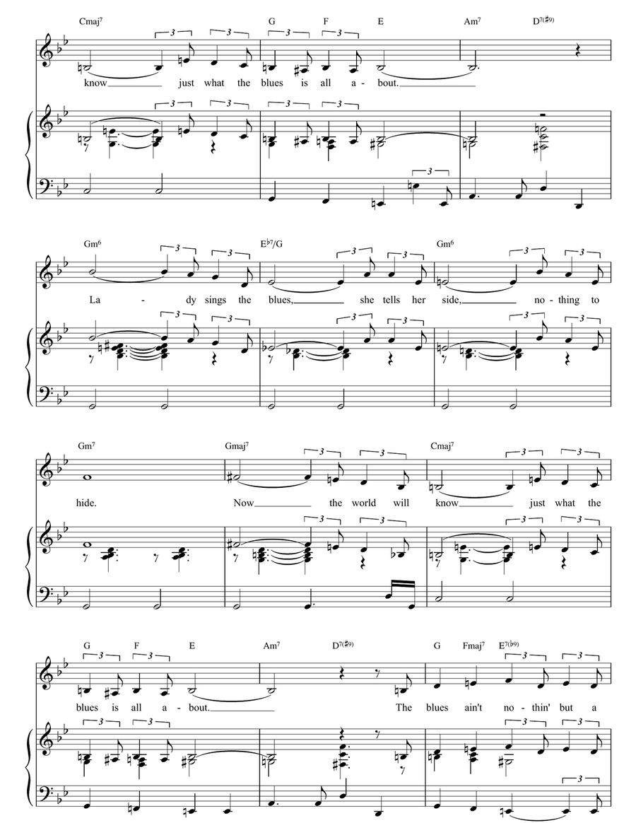 The Lady Sings The Blues The Lady Sings The Blues Piano Solo scores gallery preview page 2
