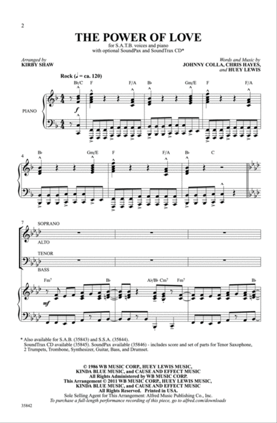 The Power of Love - SoundTrax CD (CD only) Choir scores gallery preview page 2