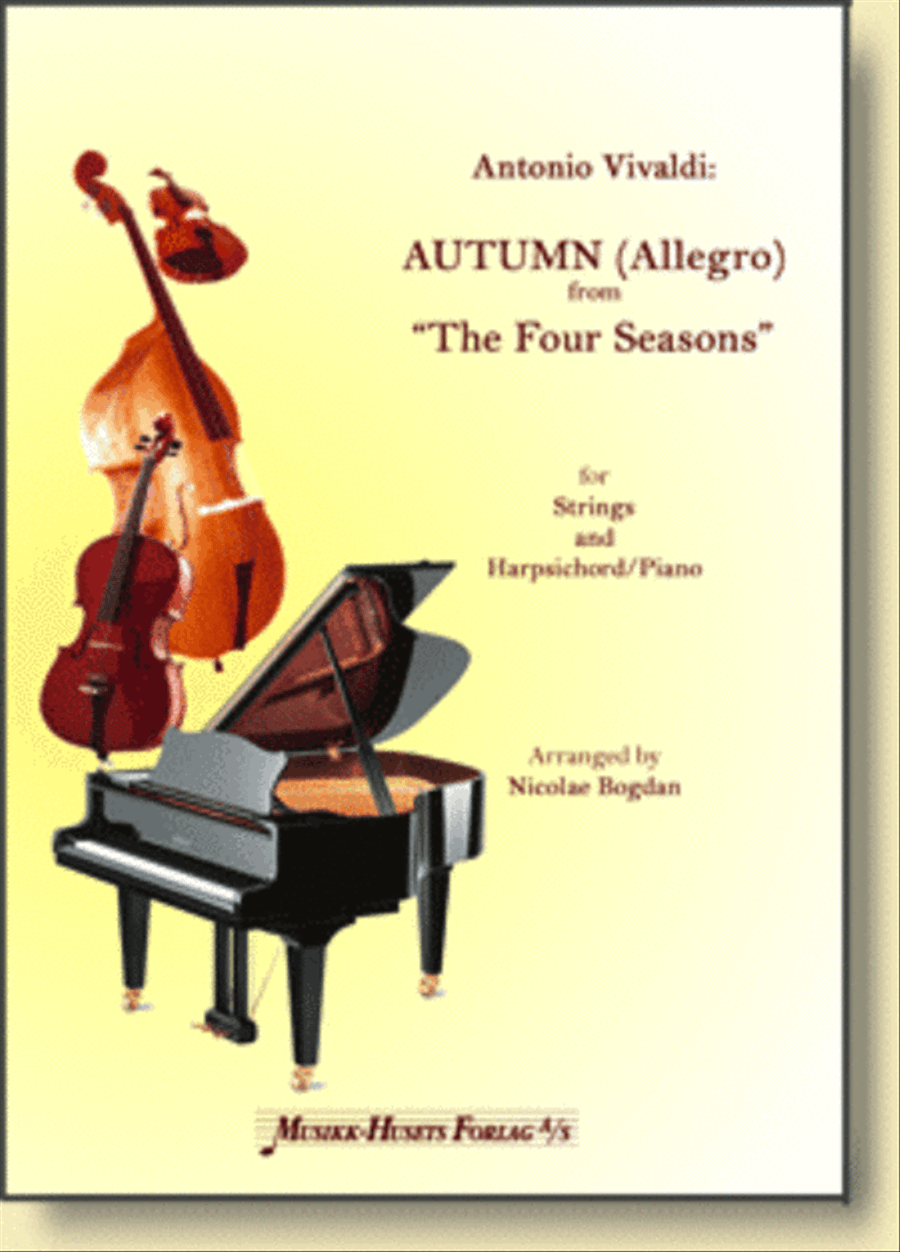 Autumn (Allegro) Fra De Fire Arstider Piano scores gallery preview page 1
