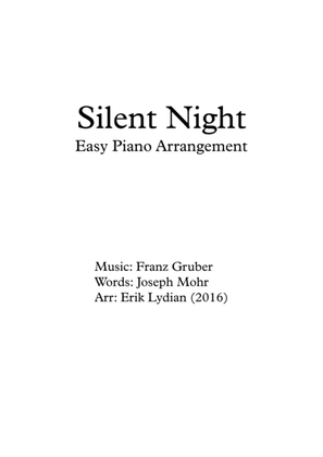 Silent Night - Easy Piano Arrangement