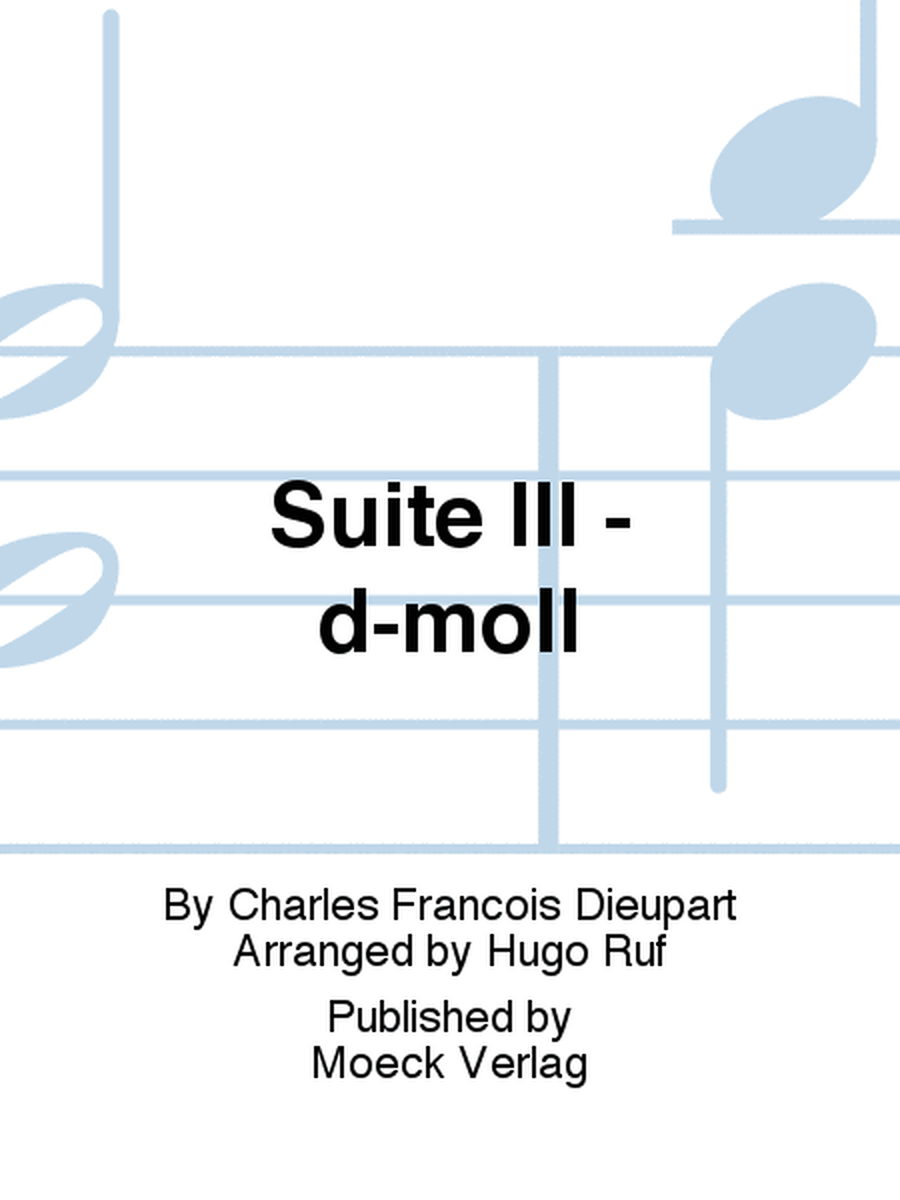 Suite III - d-moll