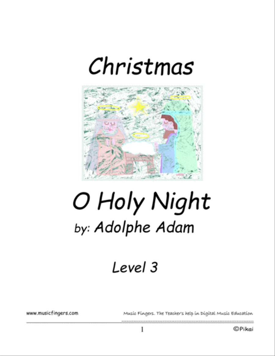 O Holy Night. Complete. Lev. 3 Piano Method scores gallery preview page 1
