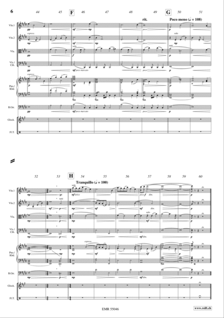 Five Pieces From Kingdom Come: Deliverance String Quartet scores gallery preview page 5