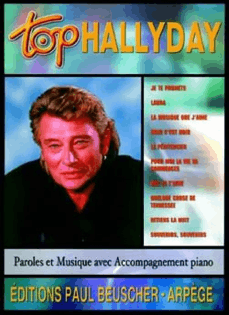 Top Hallyday Piano, Vocal, Guitar scores gallery preview page 1