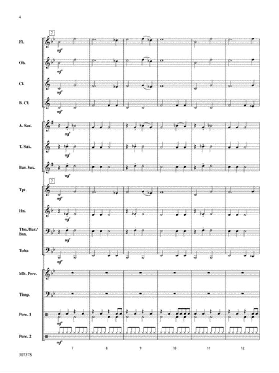 Quantum Mission Quantum Mission Concert Band scores gallery preview page 3