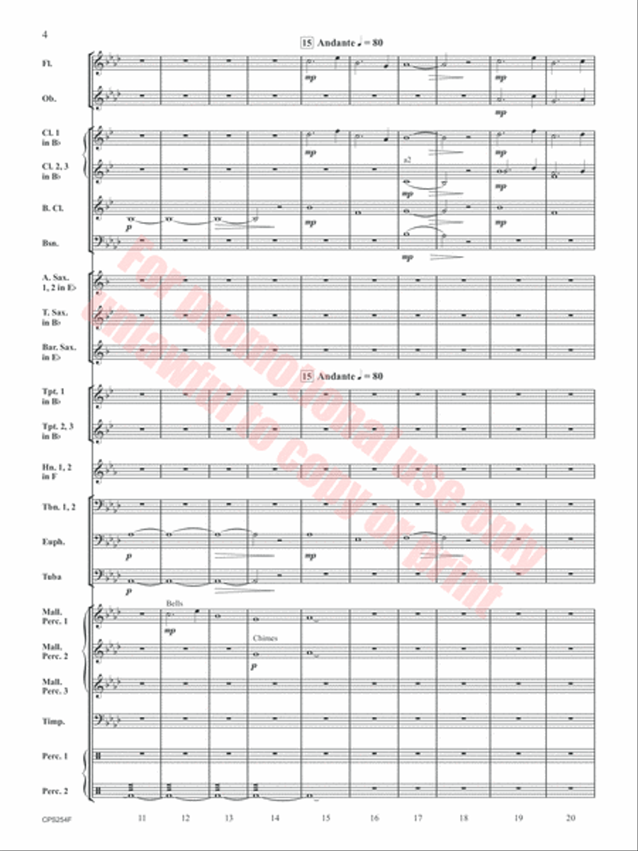As We Search Concert Band scores gallery preview page 5