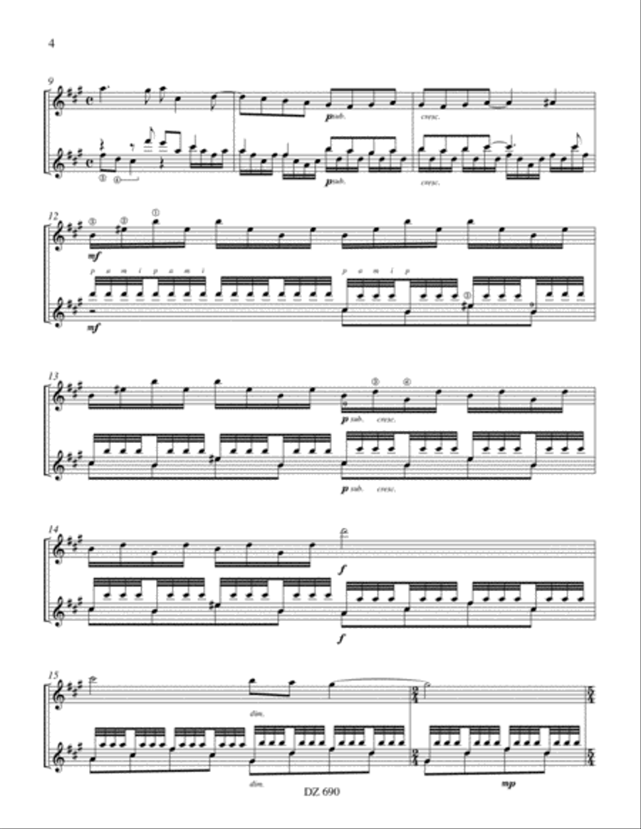 Sonnet Sonnet Classical Guitar scores gallery preview page 4