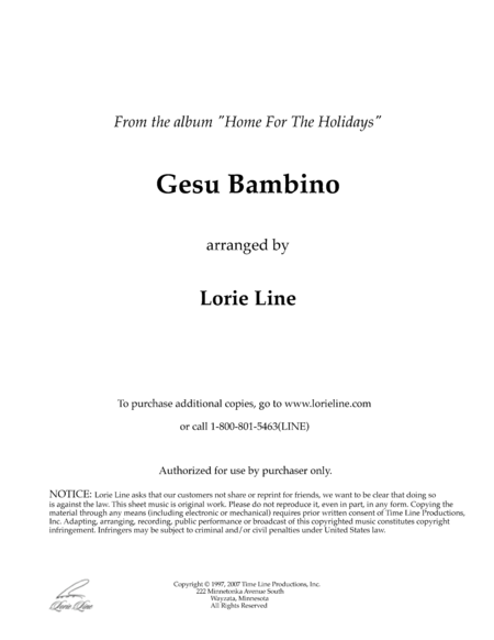 Gesù Bambino (from Home For The Holidays) image number null